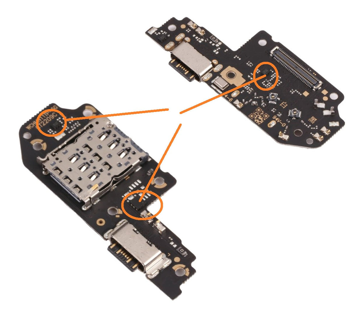 Charging Jumper Solution Redmi Charging Support Charging Port PCB