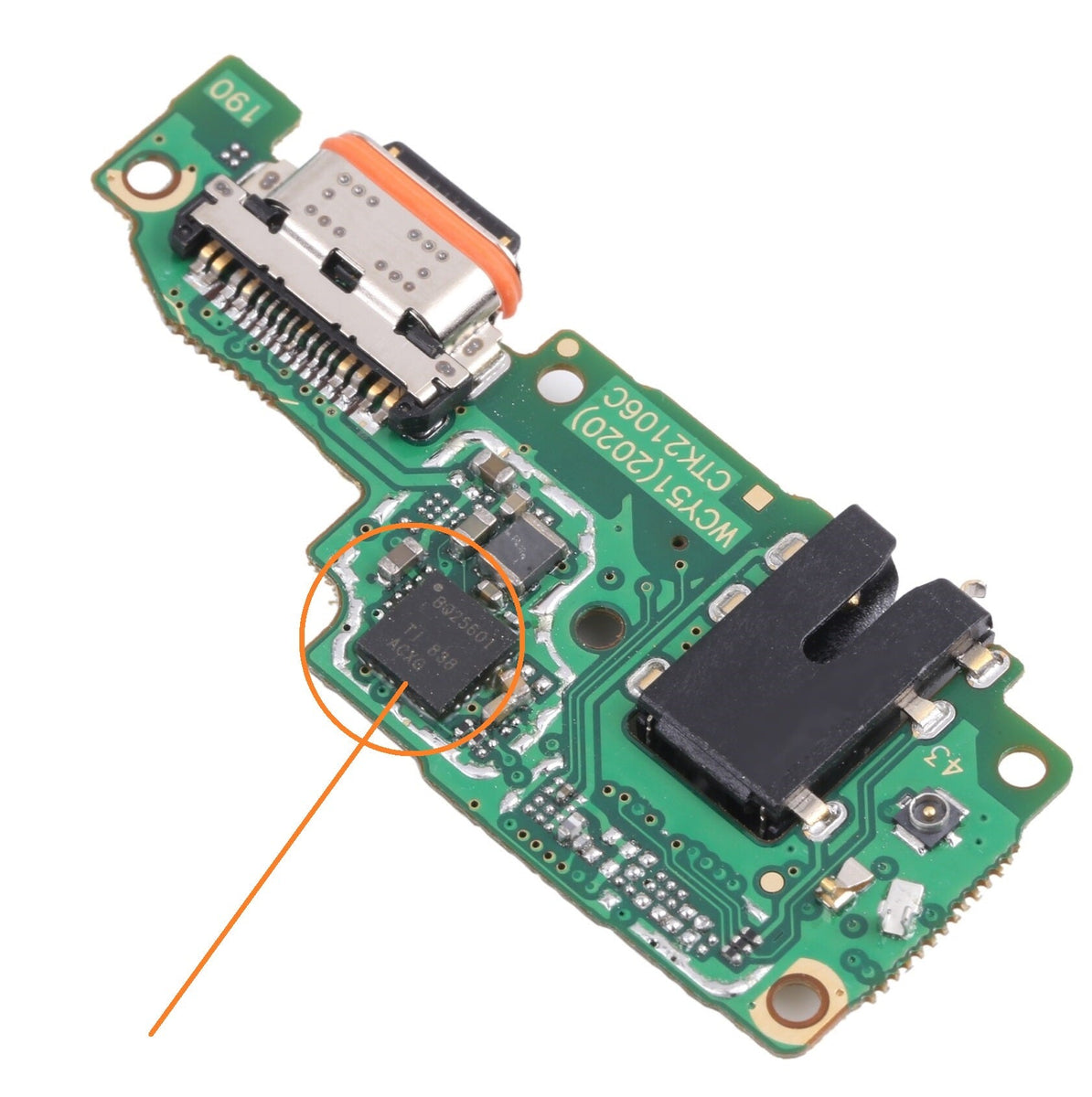Charging Port PCB CC Board For Vivo Y51A V2031