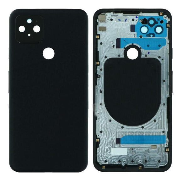 Back Panel Battery Door Cover For Google Pixel 5 : Black