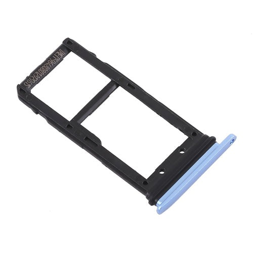 SIM Card Holder Tray For HTC U11 Plus : Silver / Blue