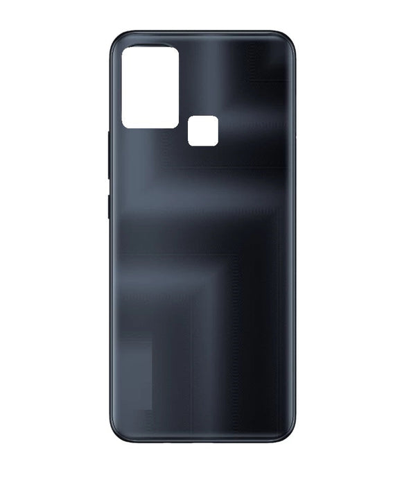 Back Panel Cover For Infinix Hot 10 Play 4G : Black