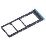 Sim Tray Card Holder For Infinix Hot 12 Play : Blue