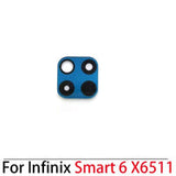 Back Rear Camera Glass Lens For Infinix Smart 6 : Blue