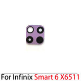 Back Rear Camera Glass Lens For Infinix Smart 6 : Purple