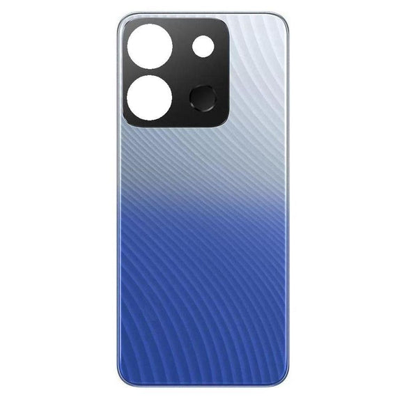 Back Panel Cover For Infinix Smart 7 India 4G : Blue