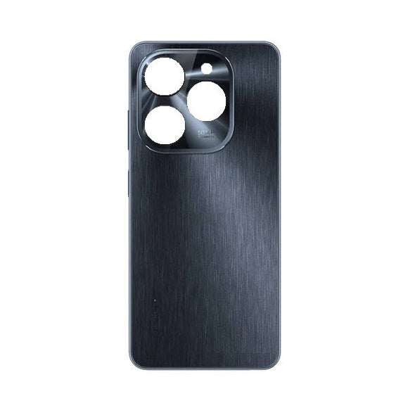 Back Panel Cover For Infinix Smart 8 India 4G : Black