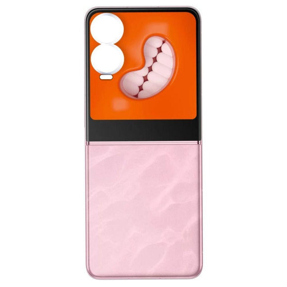 Back Panel Cover For Infinix Zero Flip 5G : Pink 