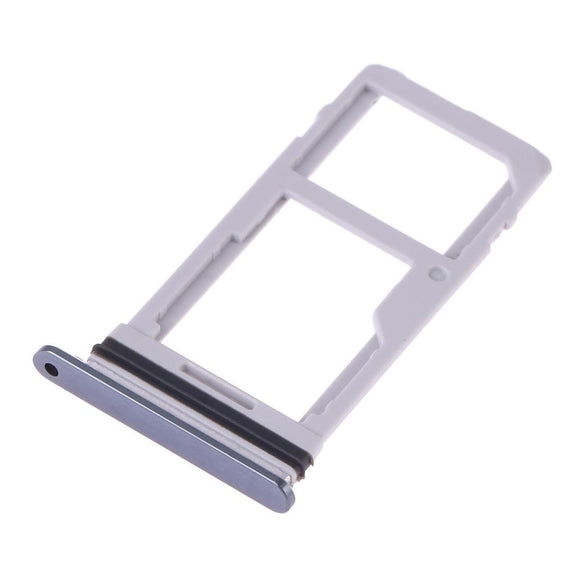 SIM Card Holder Tray For LG G7 ThinQ : Platinum / Blue