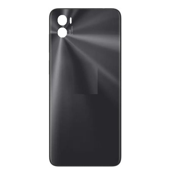 Back Panel Battery Door Cover For Moto E22s : Black