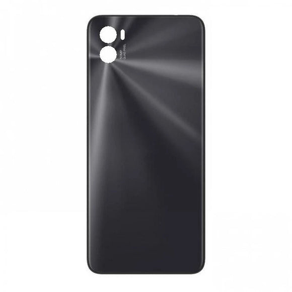 Back Panel Battery Door Cover For Moto E32 India : Black