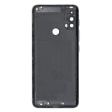 Back Panel Battery Door Cover For Moto E40 : Black