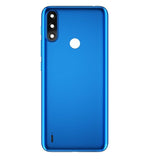 Back Panel Battery Cover for Moto E7 Power 4G : Blue