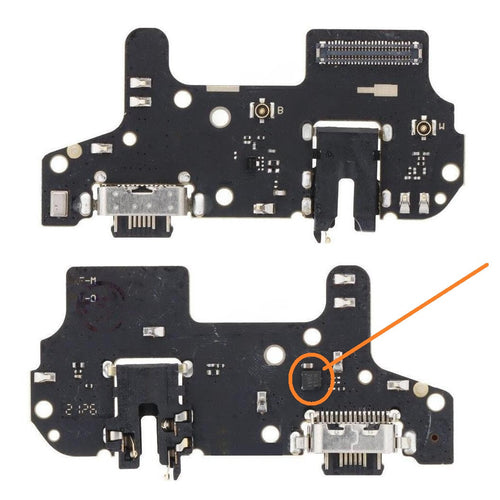 Charging Port PCB Board Flex For Moto Edge 20 Fusion (Fast Charging Network ICs)