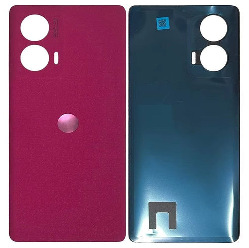 Back Panel Battery Door Cover For Moto Edge 50 Fusion 5G : Hot Pink Magenta