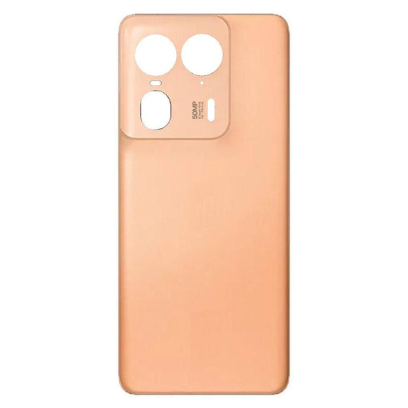 Back Panel Battery Door Cover For Moto Edge 50 Ultra 5G : Peach Gold