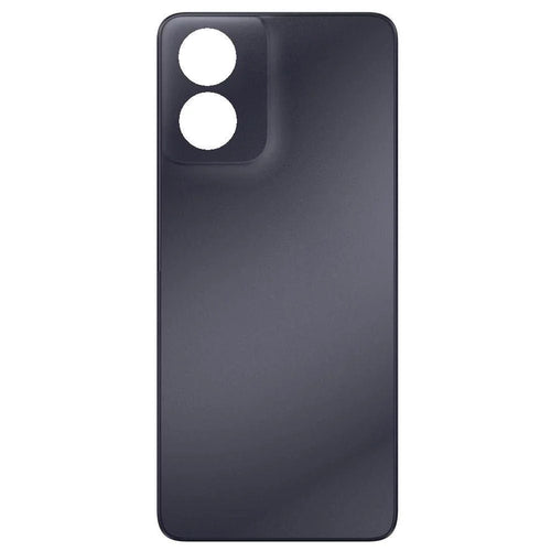 Back Panel Battery Door Cover For Moto G04 : Black