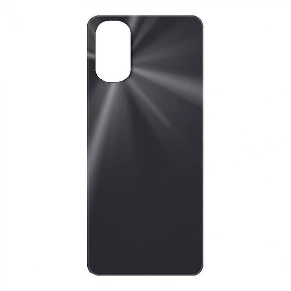 Back Panel Battery Door Cover For Moto G22 : Black