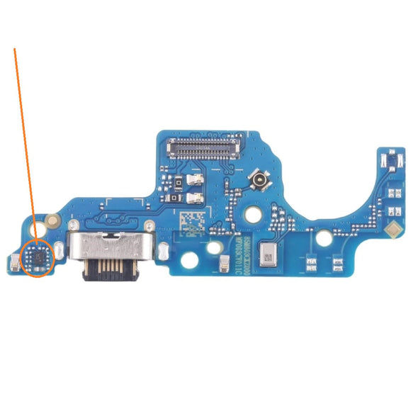 Charging Port PCB Board Flex For Moto G24 Power (Fast Charging Network ICs)