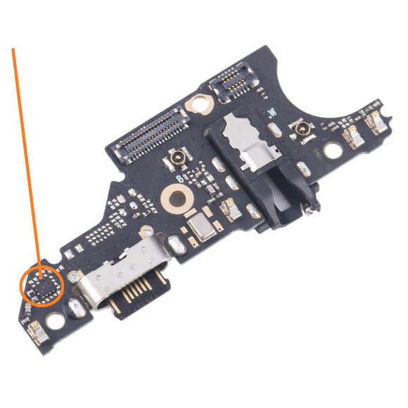 Charging Port PCB Board Flex For Moto G34 (Fast Charging Network ICs)