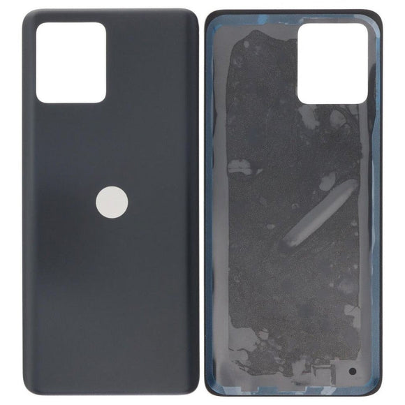 Back Panel Battery Door Cover For Moto G72 : Black