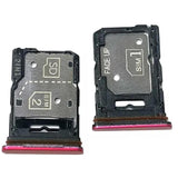 Sim Tray Card Holder For Moto G85 5G : Magenta Red