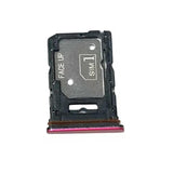 Sim Tray Card Holder For Moto G85 5G : Magenta Red