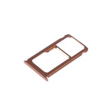 SIM Card Holder Tray For Nokia 7 Plus : Dark Copper / Brown