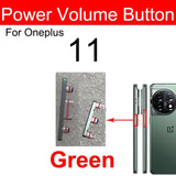 External Power and Volume Buttons For OnePlus 11 5G : Green