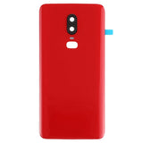 Back Panel Battery Cover With Lens For OnePlus 6 : Red