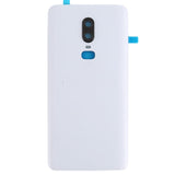 Back Panel Battery Cover With Lens For OnePlus 6 : White