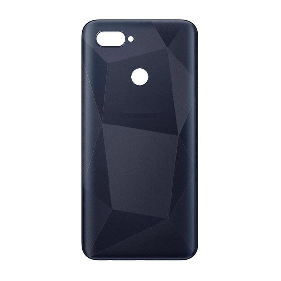 Back Panel Cover For Oppo A12 4G : Black