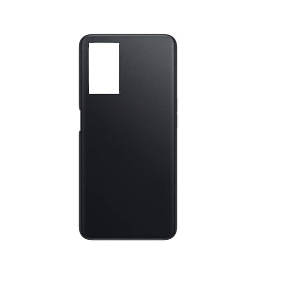 Back Panel Cover For Oppo A76 4G : Black