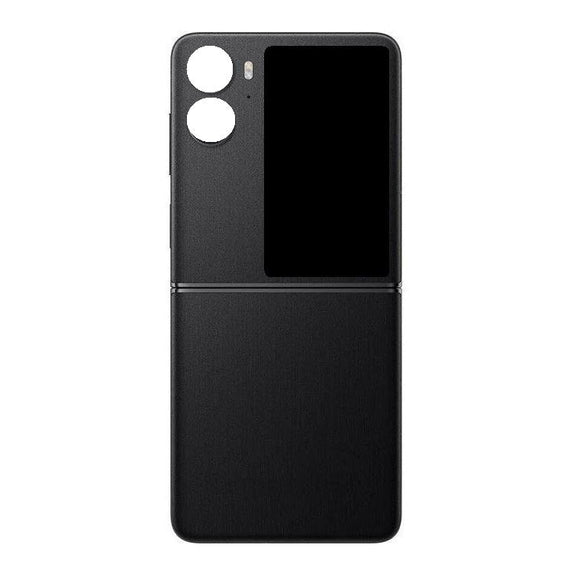 Back Panel Cover For Oppo Find N2 Flip 5G : Black