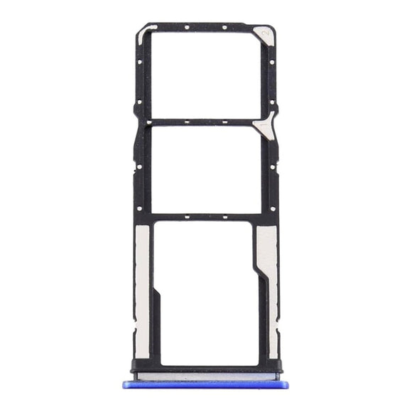 SIM Card Holder Tray For Poco C3 : Blue