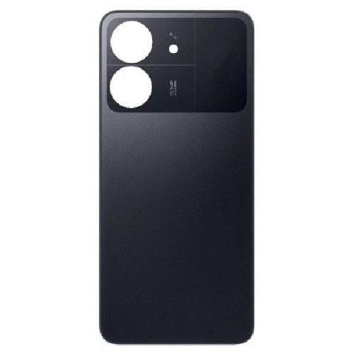 Back Panel Cover For Poco C65 4G : Black