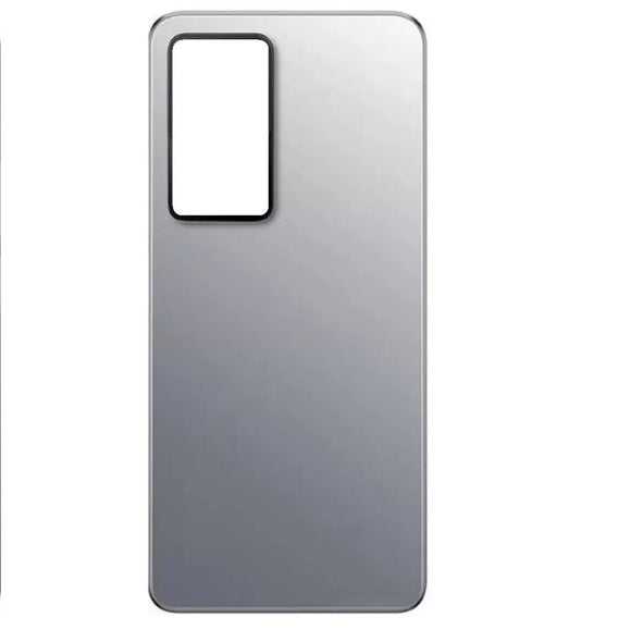 Back Panel Cover For Poco F4 5G : Silver