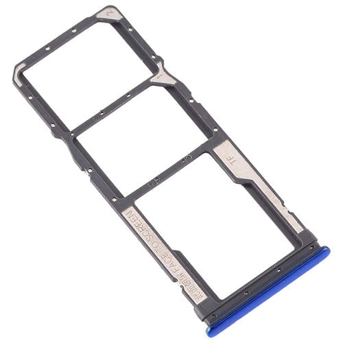 SIM Card Holder Tray For Poco M2 : Blue