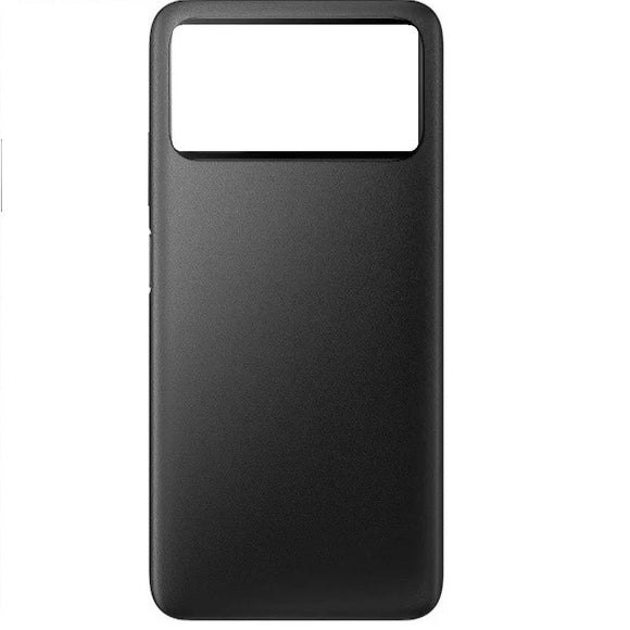 Back Panel Cover For Poco M3 4G : Black