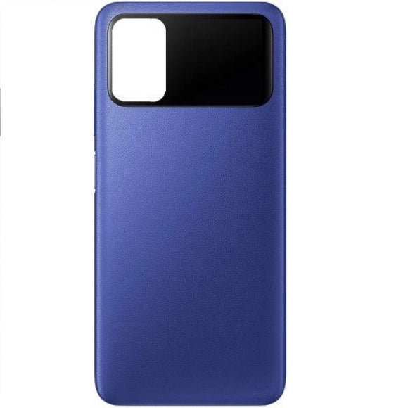 Back Panel Cover For Poco M3 4G : Blue