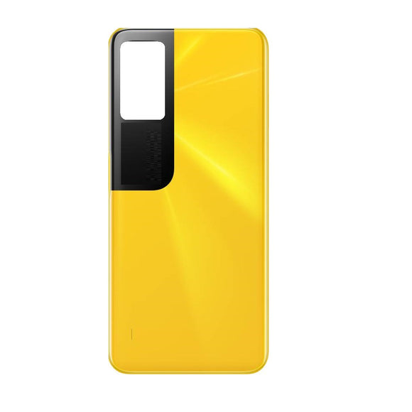 Back Panel Cover For Poco M3 Pro 5G : Yellow