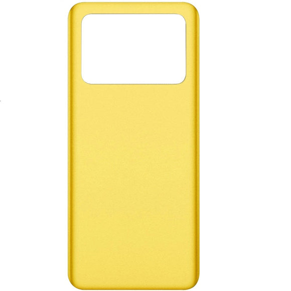 Back Panel Cover For Poco M4 Pro 4G : Yellow