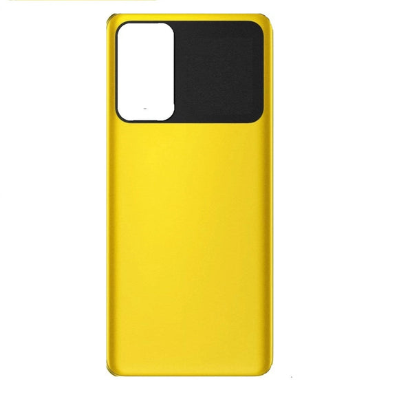 Back Panel Cover For Poco M4 Pro 5G : Yellow