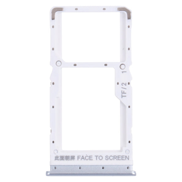 Sim Tray Card Holder For Poco M4 Pro 5G : Silver