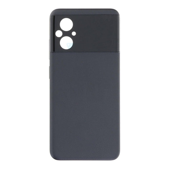 Back Panel Cover For Poco M5 4G : Black