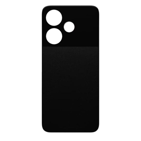 Back Panel Cover For Poco M6 Plus 5G : Black