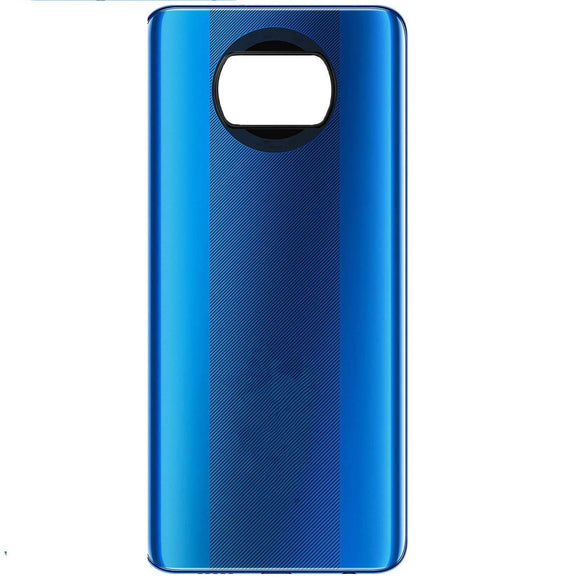 Back Panel Cover For Poco X3 4G : Blue