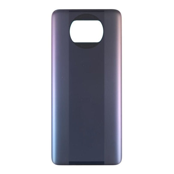 Back Panel Cover For Poco X3 Pro 4G : Black