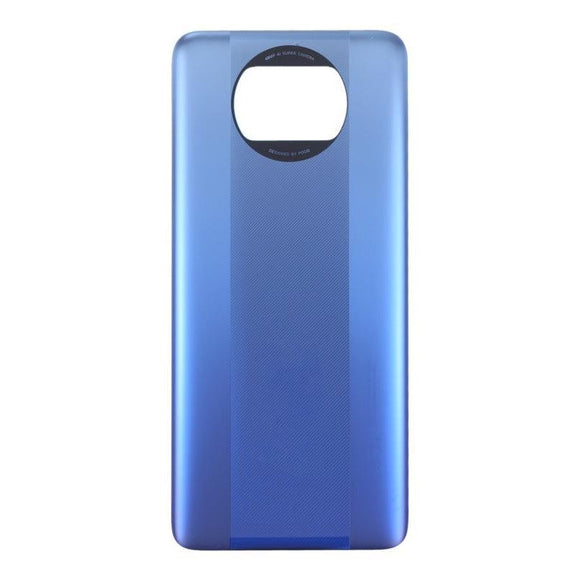 Back Panel Cover For Poco X3 Pro 4G : Blue