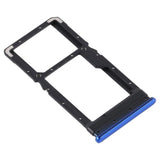 SIM Card Holder Tray For Poco X3 : Blue