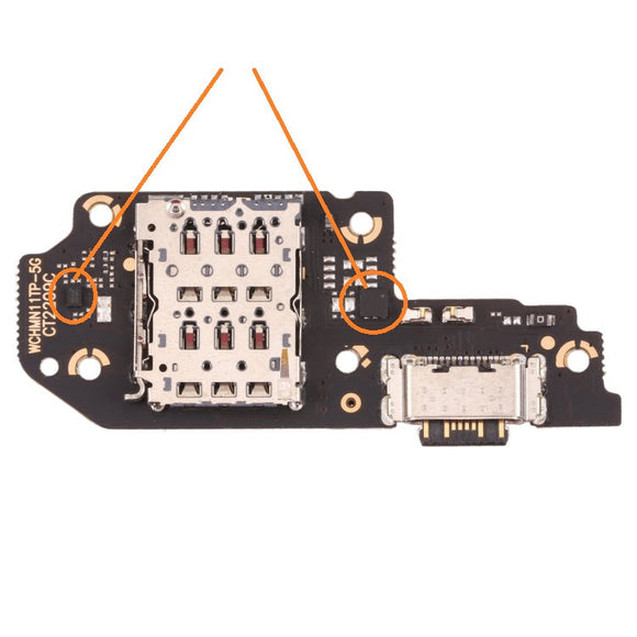 Charging Port PCB Board Flex For Poco X4 GT 5G